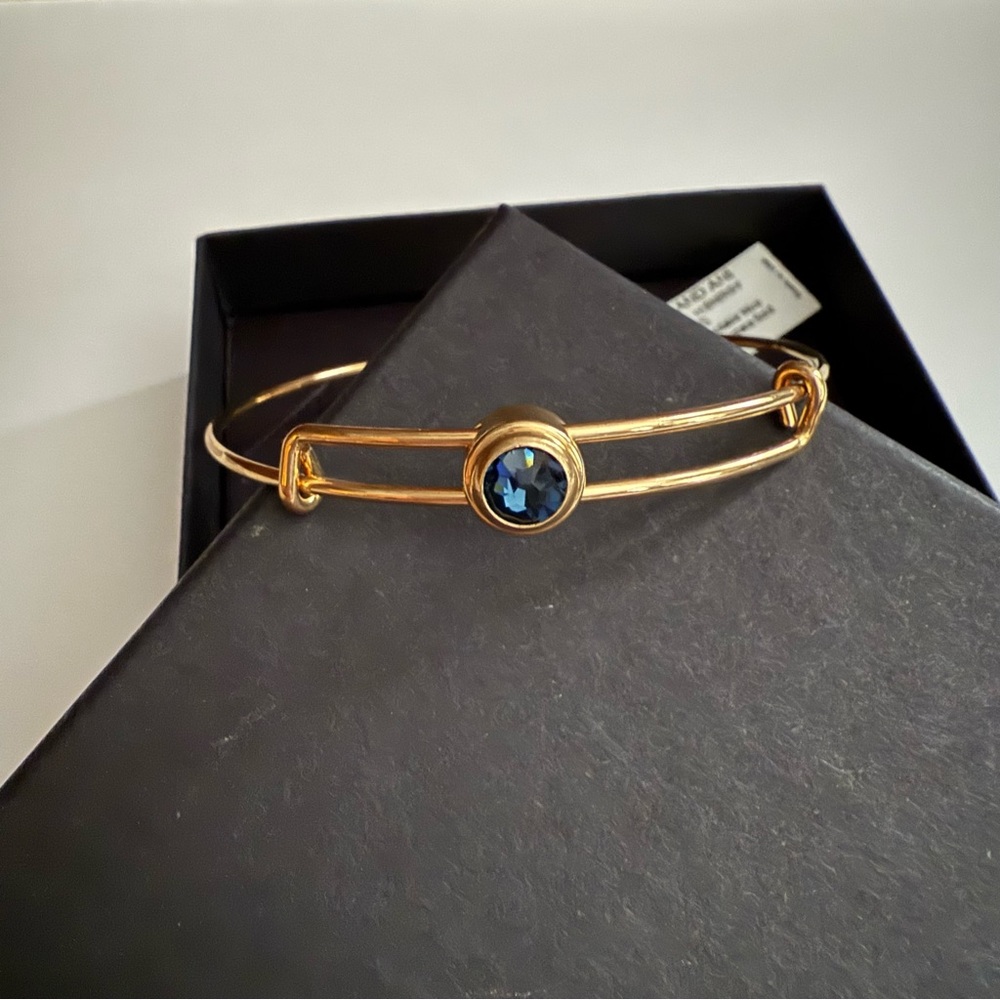 🔸SOLD🔸Alex and Ani Sacred Studs Bracelet with Blue Accent NWT